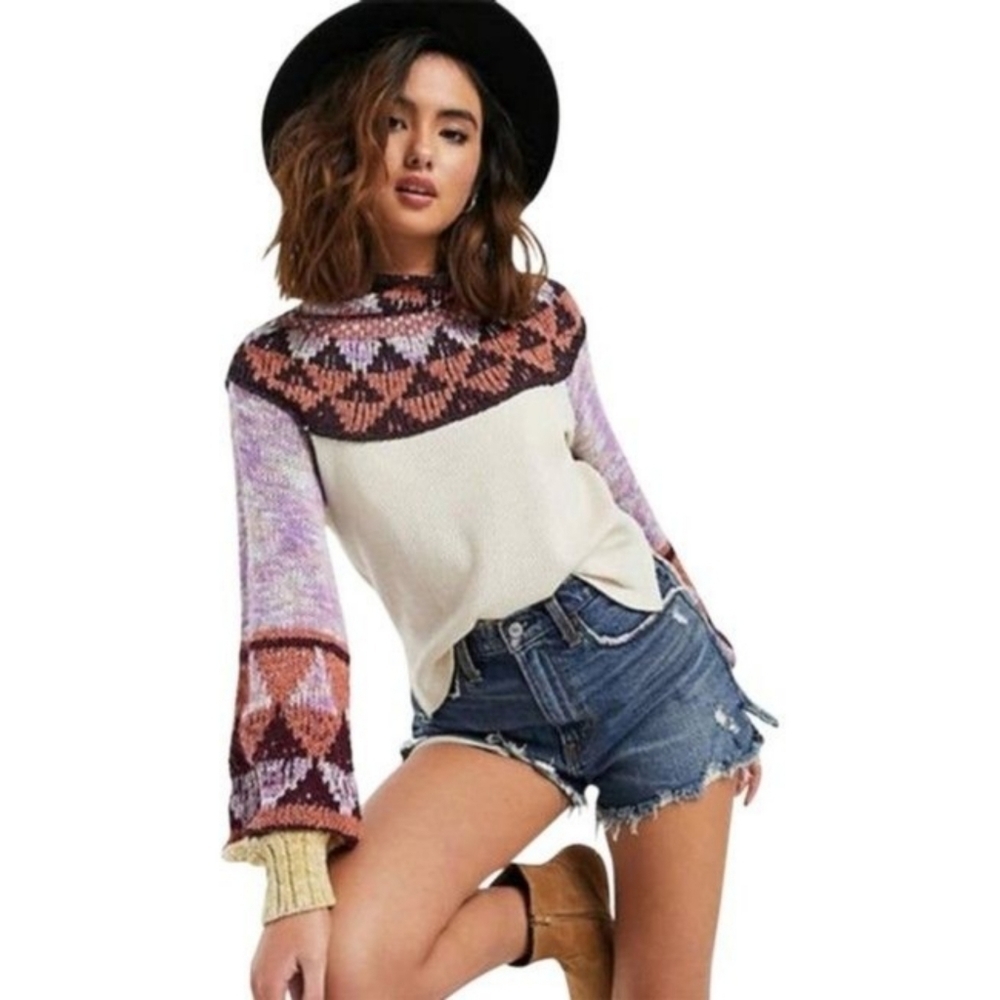 Free People Swit The Small Pullover Sweater M
